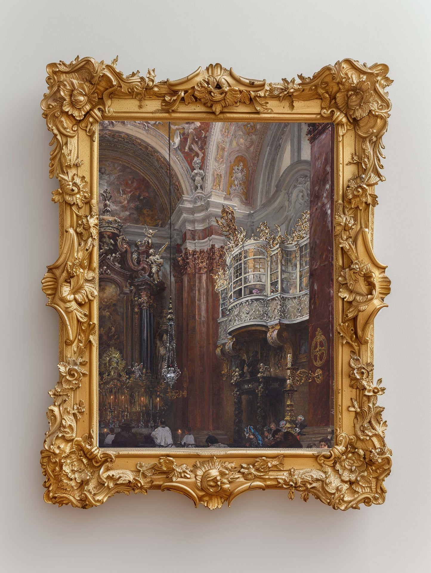 The Interior of the Jacobskirche at Innsbruck