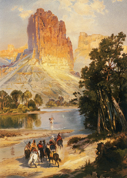 Cliffs of the Upper Colorado River, Wyoming Territory